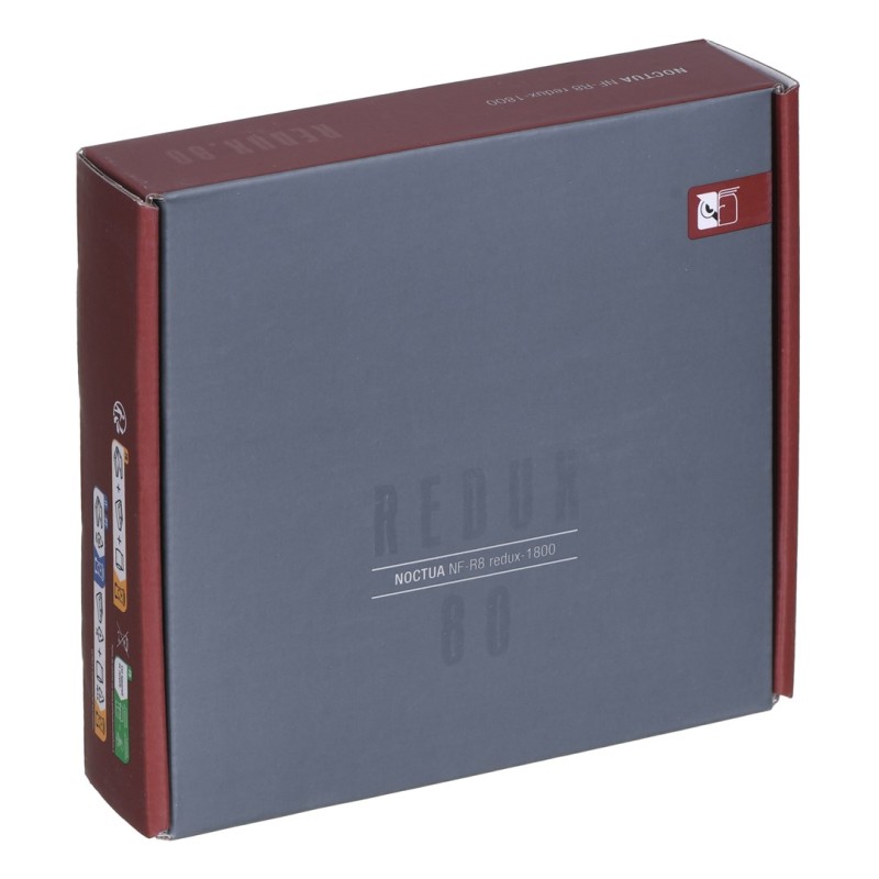 Noctua NF-R8 redux-1800 Computer case Fan 8 cm Black, Grey Noctua NF-R8 redux-1800 Computer case Fan 8 cm Black, Grey