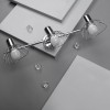 Activejet GIZEL triple ceiling wall light strip chrome E14 wall lamp for living room Activejet GIZEL triple ceiling wall light strip chrome E14 wall lamp for living room