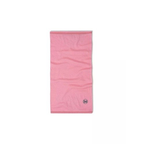 Buff Merino Lightweight Jr Solid Children's merino wool neck warmer Pink