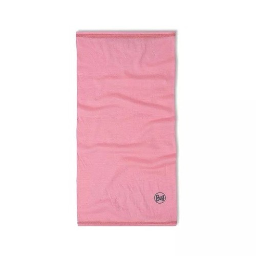 Buff Merino Lightweight Jr Solid Children's merino wool neck warmer Pink