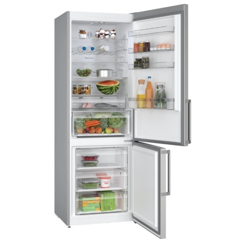 Refrigerator-freezer combination Bosch Series 4 KGN497ICT 440 l C Stainless steel Refrigerator-freezer combination Bosch Series 4 KGN497ICT 440 l C Stainless steel