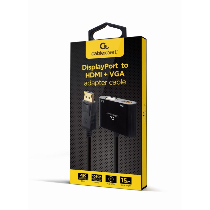 Lanberg AD-0021-BK video cable adapter 0.2 m HDMI Type A (Standard) VGA (D-Sub) Black Lanberg AD-0021-BK video cable adapter 0.2 m HDMI Type A (Standard) VGA (D-Sub) Black