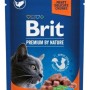BRIT Premium Cat Salmon Sterilised - wet cat food - 100g