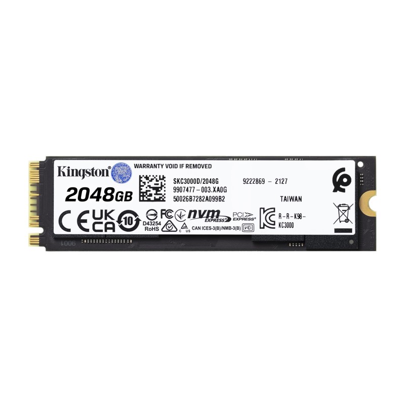 Kingston Technology 2048G KC3000 M.2 2280 NVMe SSD Kingston Technology 2048G KC3000 M.2 2280 NVMe SSD