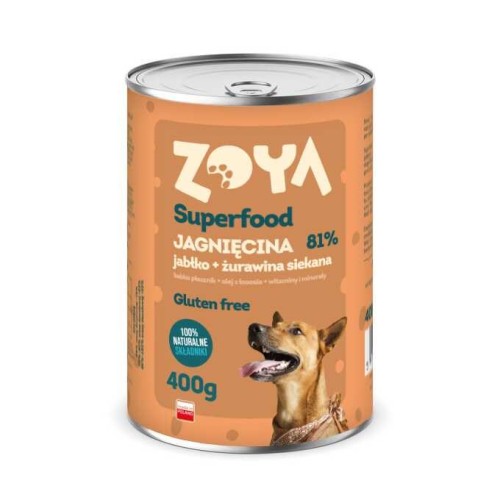 ZOYA Superfood Lamb - wet dog food - 400g ZOYA Superfood Lamb - wet dog food - 400g