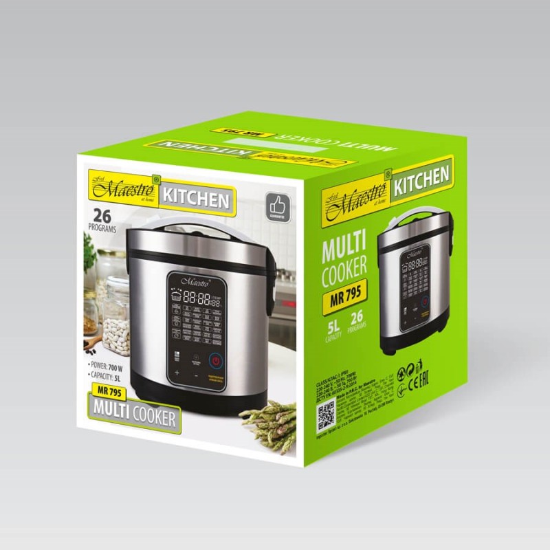MULTICOOKER MAESTRO MR-795 26 programs, 700 W MULTICOOKER MAESTRO MR-795 26 programs, 700 W