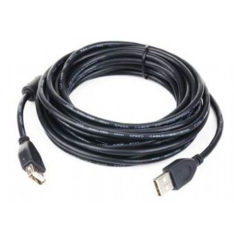 Gembird 1.8m USB 2.0 A M/FM USB cable USB A Black Gembird 1.8m USB 2.0 A M/FM USB cable USB A Black