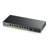 Zyxel GS1100-10HP v2 Unmanaged Gigabit Ethernet (10/100/1000) Power over Ethernet (PoE) Black Zyxel GS1100-10HP v2 Unmanaged Gigabit Ethernet (10/100/1000) Power over Ethernet (PoE) Black