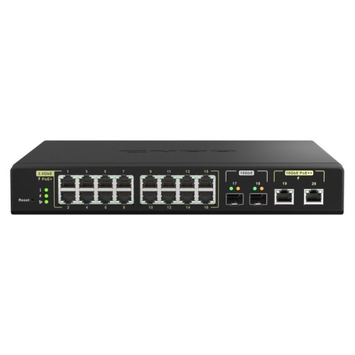 Switch Mikrotik CRS320-8P-8B-4S+RM 21p PoE (PoE+: 8; PoE++: 8; ) 600/963W Managed Gigabit/10G