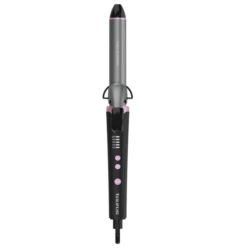 Taurus Ceramic curling iron 43 W Black, pink Taurus Ceramic curling iron 43 W Black, pink