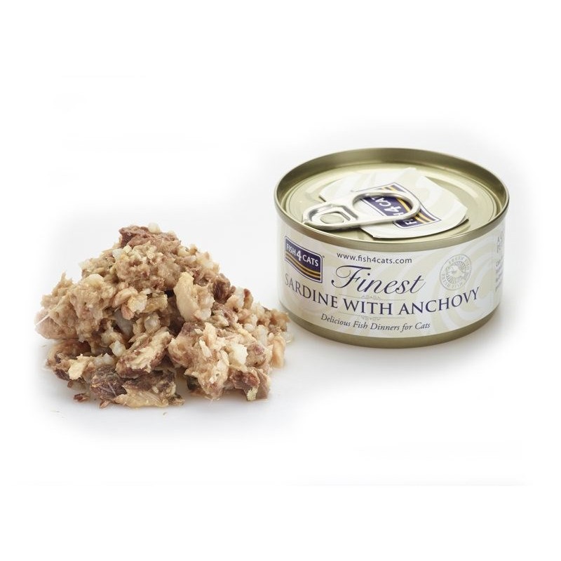 FISH4CATS Sardine with anchovy - wet cat food - 70g FISH4CATS Sardine with anchovy - wet cat food - 70g