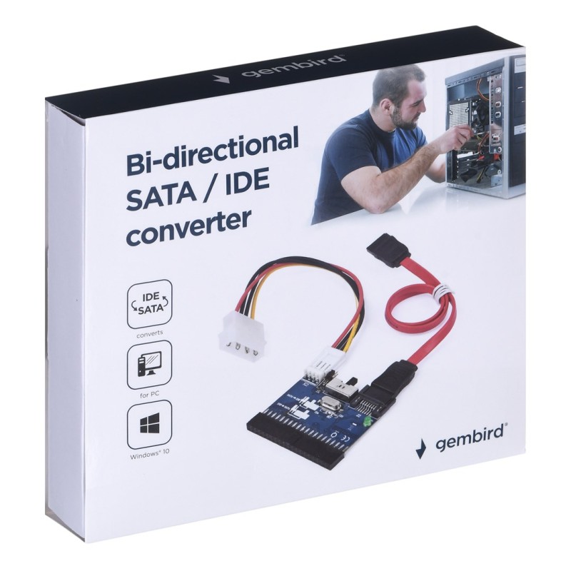 Gembird Bi-directional SATA/IDE converter interface cards/adapter Internal Gembird Bi-directional SATA/IDE converter interface cards/adapter Internal