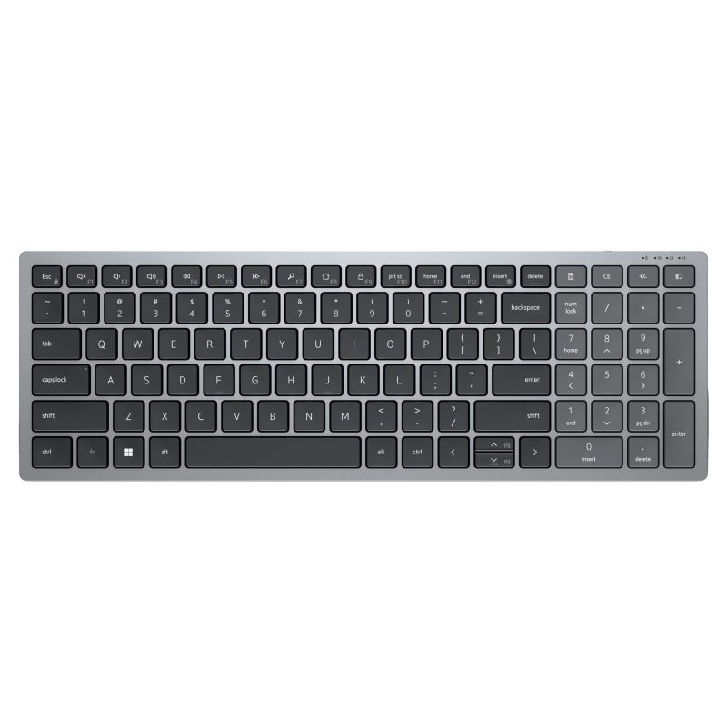 DELL KB740 keyboard Office RF Wireless + Bluetooth QWERTY English Grey, Black DELL KB740 keyboard Office RF Wireless + Bluetooth QWERTY English Grey, Black
