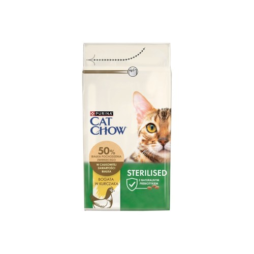 Purina CAT CHOW STERILISED cats dry food 1.5 kg Adult Chicken