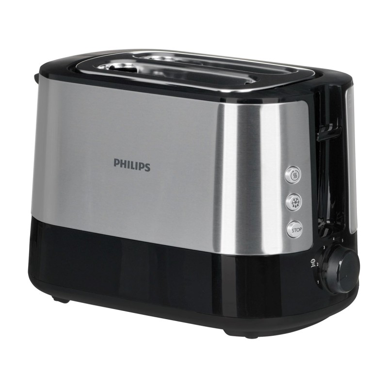 Philips Viva Collection HD2637/90 toaster 2 slice(s) Black, Stainless steel Philips Viva Collection HD2637/90 toaster 2 slice(s) Black, Stainless steel