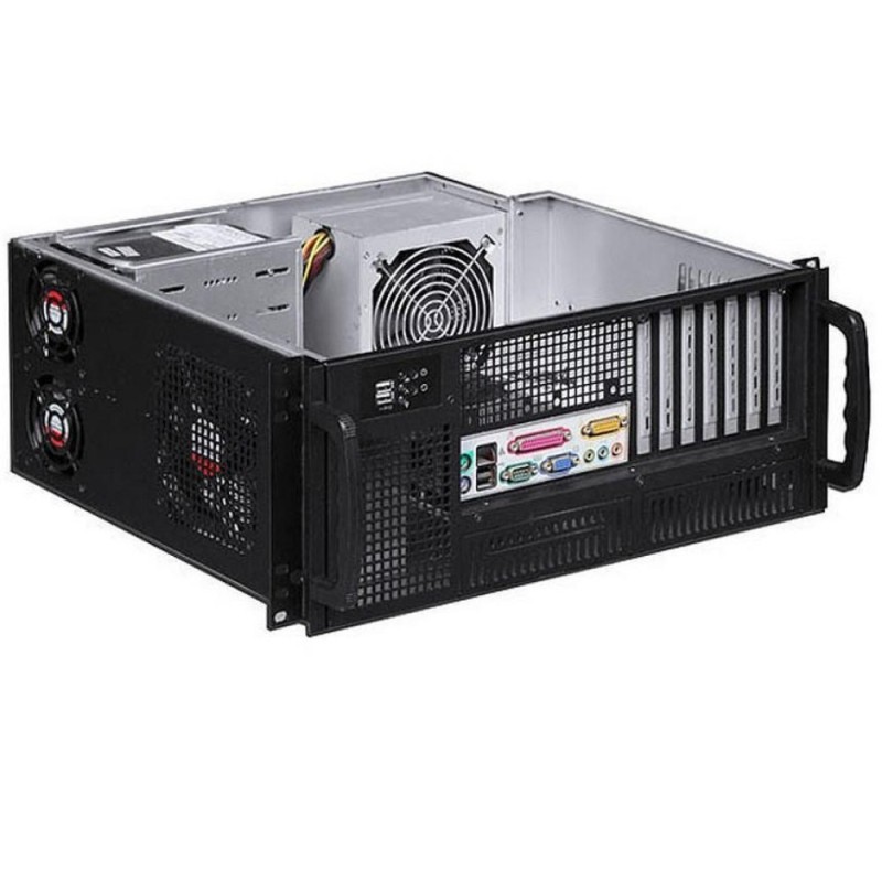 Techly Chassis Industrial Rack 19/Desktop 4U Ultra Compact Black Techly Chassis Industrial Rack 19/Desktop 4U Ultra Compact Black