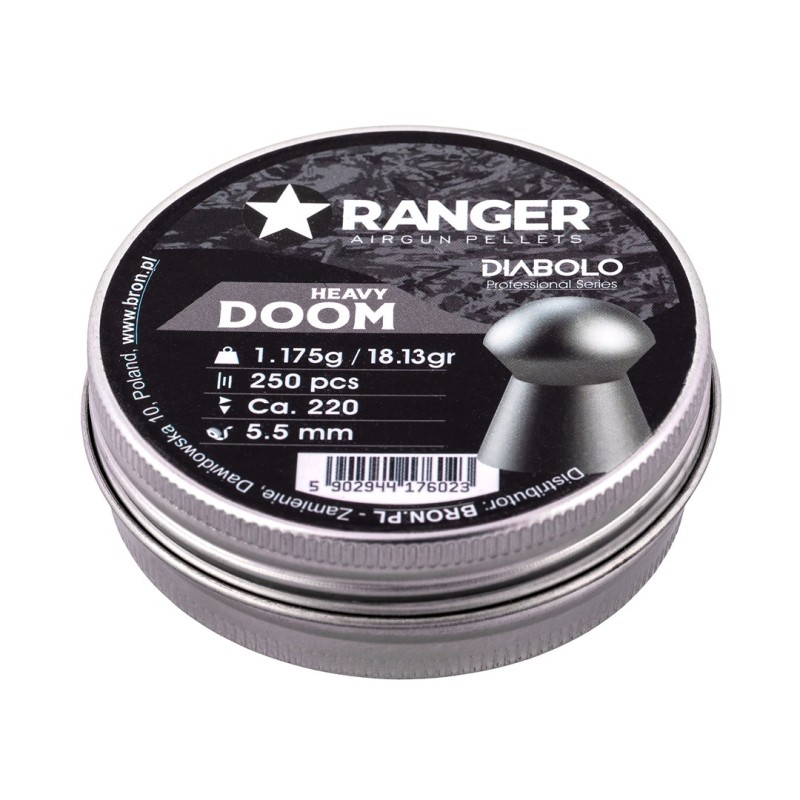5,5 mm RANGER Diabolo Professional Doom shotgun 250 pcs. 5,5 mm RANGER Diabolo Professional Doom shotgun 250 pcs.