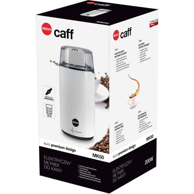 ELDOM MK50 CAFF electric coffee grinder ELDOM MK50 CAFF electric coffee grinder