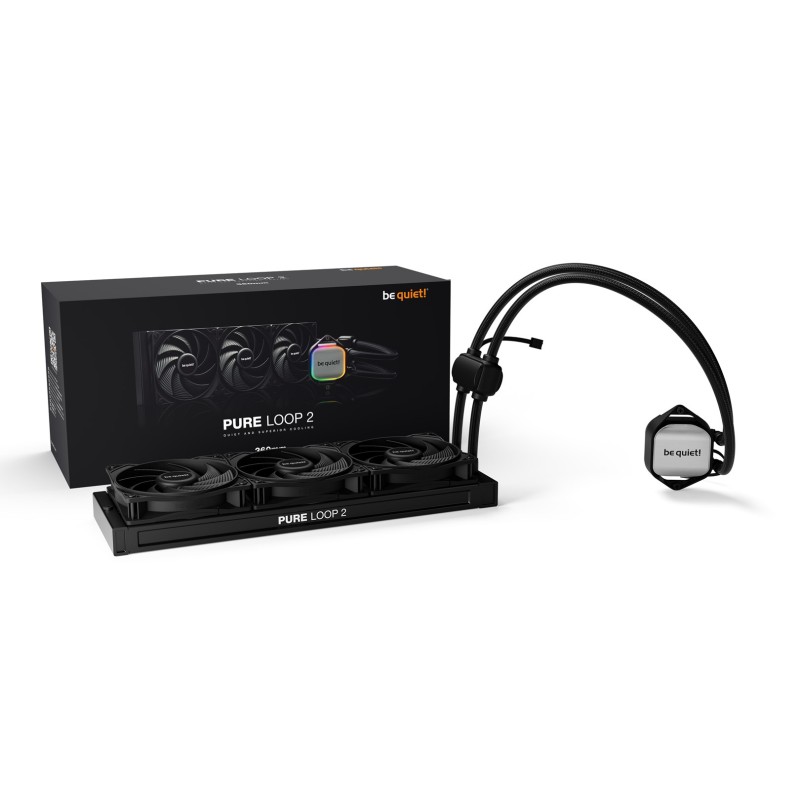 be quiet! Pure Loop 2 | 360mm Processor All-in-one liquid cooler 12 cm Black 1 pc(s)