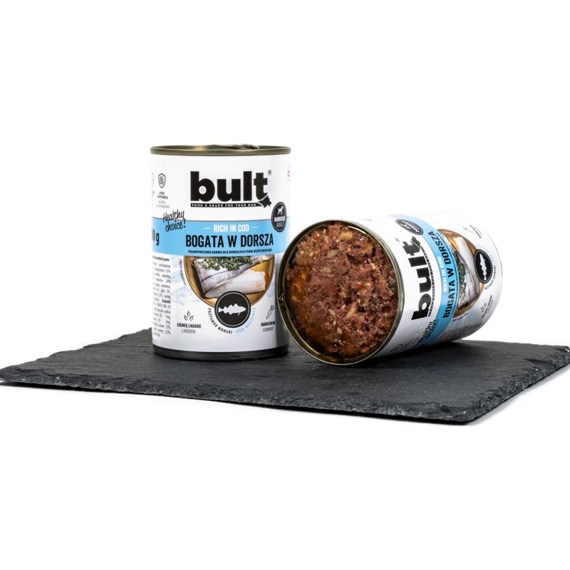 BULT Rich in cod - Wet dog food - 400 g BULT Rich in cod - Wet dog food - 400 g
