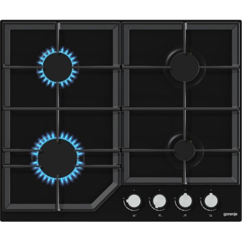 Gorenje GT641KB hob Black Built-in 60 cm Gas 4 zone(s) Gorenje GT641KB hob Black Built-in 60 cm Gas 4 zone(s)