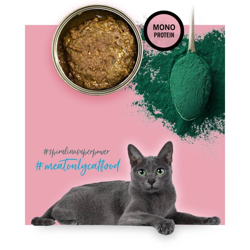 3COTY Turkey with spirulina - wet cat food - 80g 3COTY Turkey with spirulina - wet cat food - 80g