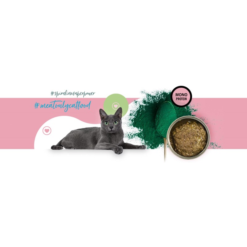 3Coty TURKEY with Spirulina for Adult cats 180g 3Coty TURKEY with Spirulina for Adult cats 180g
