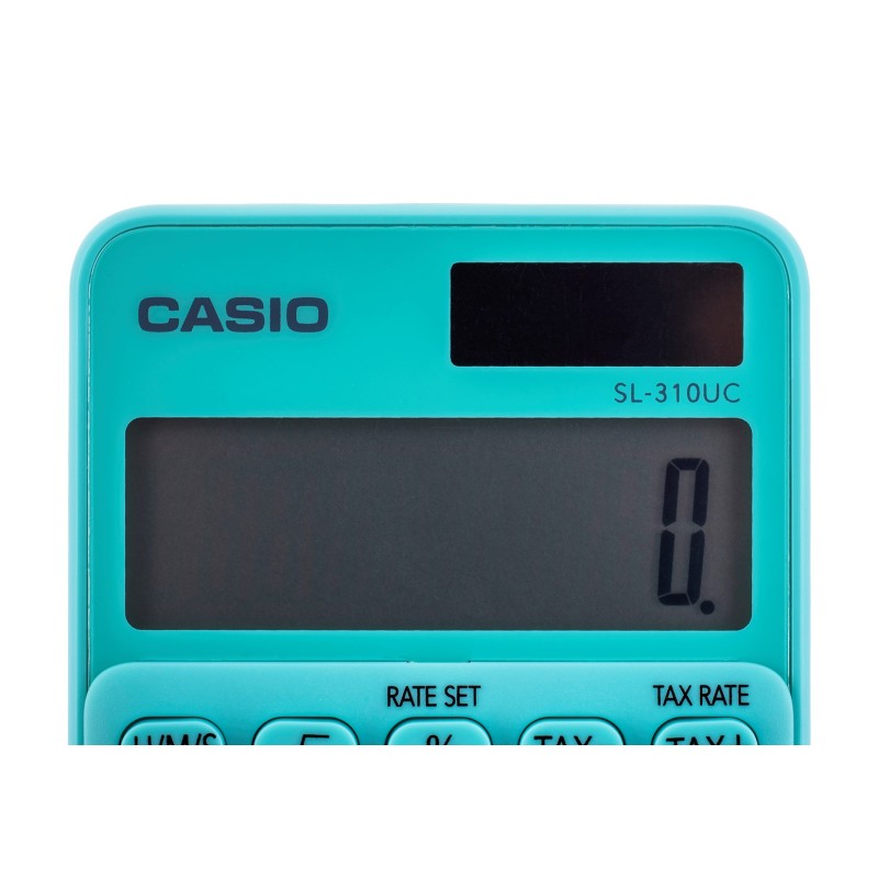 Casio pocket calculator SL-310UC-GN green