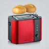 SEVERIN TOASTER RED, 2 SLICES, STEEL, 800W AT2217 SEVERIN TOASTER RED, 2 SLICES, STEEL, 800W AT2217