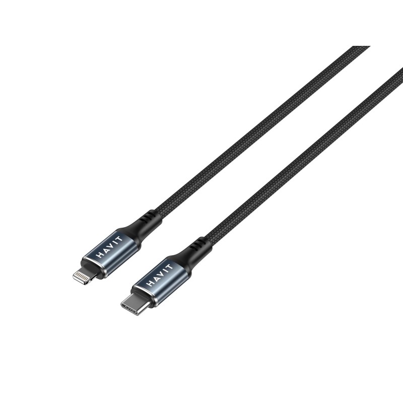Havit CB6311 - USB Type C to Lightning cable, 1 m (black) Havit CB6311 - USB Type C to Lightning cable, 1 m (black)