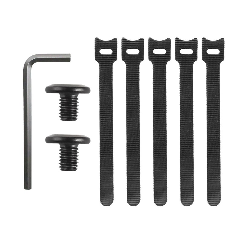 Maclean under-desk cable organizer, max load 5kg, black, MC-105 B