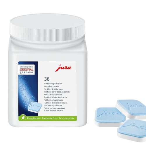 Decalcifying tablets for Jura coffee machines 36 pcs. Decalcifying tablets for Jura coffee machines 36 pcs.