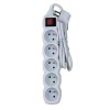 Esperanza ELK214W Power strip 5GN/1.5M White Esperanza ELK214W Power strip 5GN/1.5M White