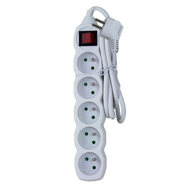 Esperanza ELK214W Power strip 5GN/1.5M White Esperanza ELK214W Power strip 5GN/1.5M White