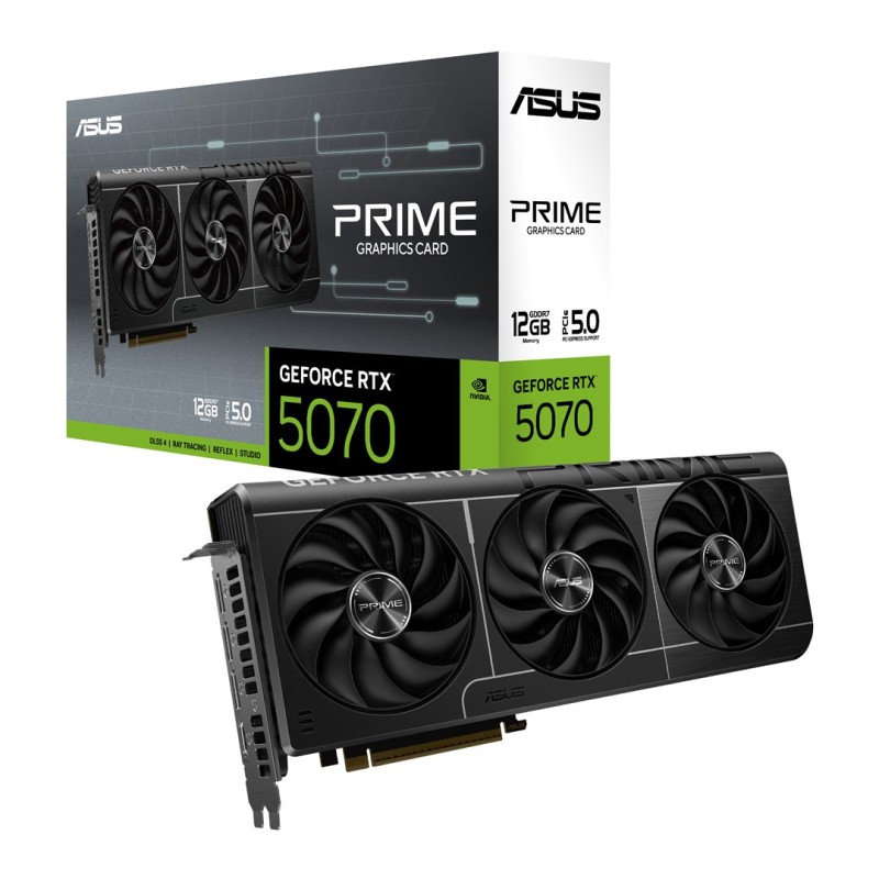 ASUS Prime -RTX5070-12G NVIDIA GeForce RTX 5070 12 GB GDDR7 ASUS Prime -RTX5070-12G NVIDIA GeForce RTX 5070 12 GB GDDR7