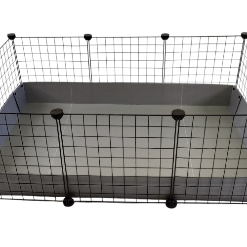 C&C Modular cage 3x2 110x75 cm guinea pig, hedgehog, silver grey C&C Modular cage 3x2 110x75 cm guinea pig, hedgehog, silver grey