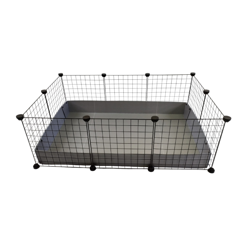 C&C Modular cage 3x2 110x75 cm guinea pig, hedgehog, silver grey C&C Modular cage 3x2 110x75 cm guinea pig, hedgehog, silver grey