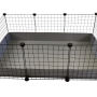 C&C Modular cage 3x2 110x75 cm guinea pig, hedgehog, silver grey
