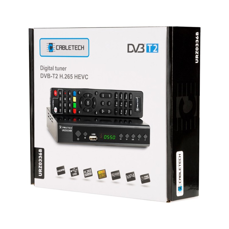 Cabletech DEKODER DVB-T2 H.265 HEVC URZ0336 Cabletech DEKODER DVB-T2 H.265 HEVC URZ0336