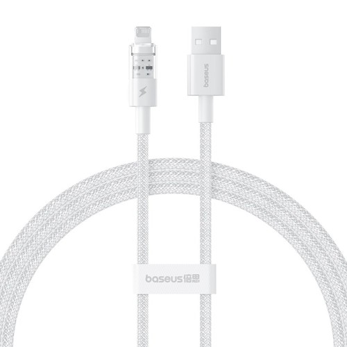 Baseus Gem USB to IP 2.4A fast charging cable 1 m White Baseus Gem USB to IP 2.4A fast charging cable 1 m White