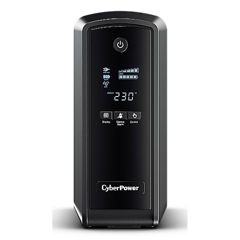 CyberPower CP900EPFCLCD uninterruptible power supply (UPS) Standby (Offline) 0.9 kVA 540 W 6 AC outlet(s) CyberPower CP900EPFCLCD uninterruptible power supply (UPS) Standby (Offline) 0.9 kVA 540 W 6 AC outlet(s)