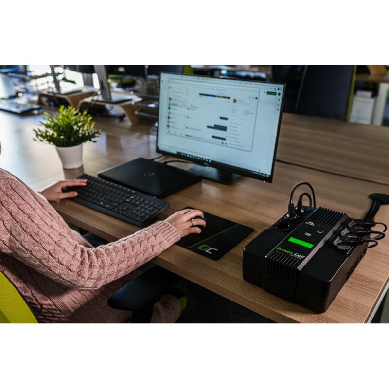 Green Cell UPS06 uninterruptible power supply (UPS) Line-Interactive 600 VA 360 W 6 AC outlet(s) Green Cell UPS06 uninterruptible power supply (UPS) Line-Interactive 600 VA 360 W 6 AC outlet(s)
