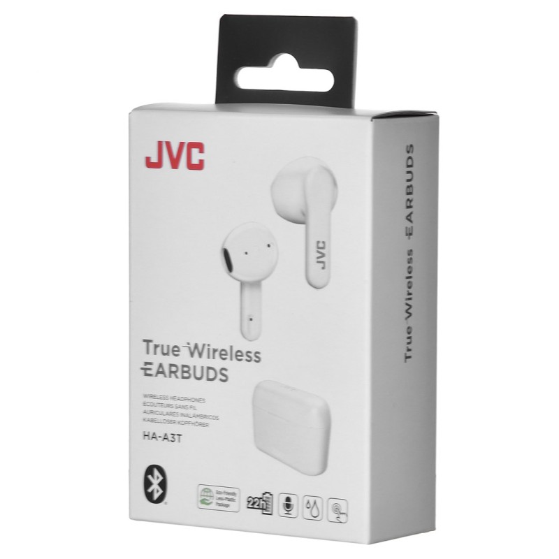 JVC EARBUDS HA-A3T HEADPHONES HAA-3TWU (WIRELESS, IN-EAR, WHITE) JVC EARBUDS HA-A3T HEADPHONES HAA-3TWU (WIRELESS, IN-EAR, WHITE)