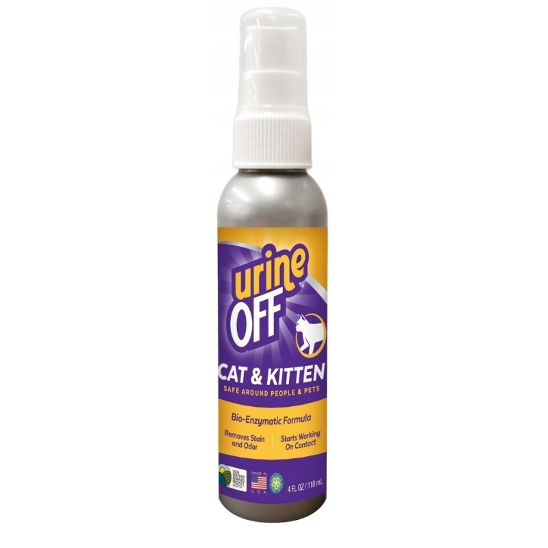 urineOFF Cat & Kitten - urine stain remover spray - 118ml