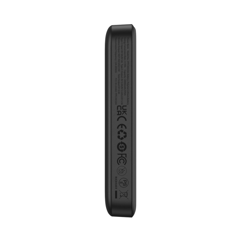 Baseus P10059001113-00 Lithium polymer (LiPo) power bank 10000 mAh Wireless charging Black Baseus P10059001113-00 Lithium polymer (LiPo) power bank 10000 mAh Wireless charging Black