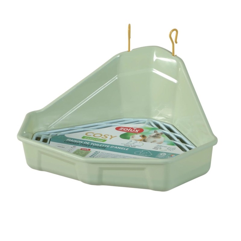 ZOLUX Cosy - corner toilet for rabbit and guinea pig ZOLUX Cosy - corner toilet for rabbit and guinea pig