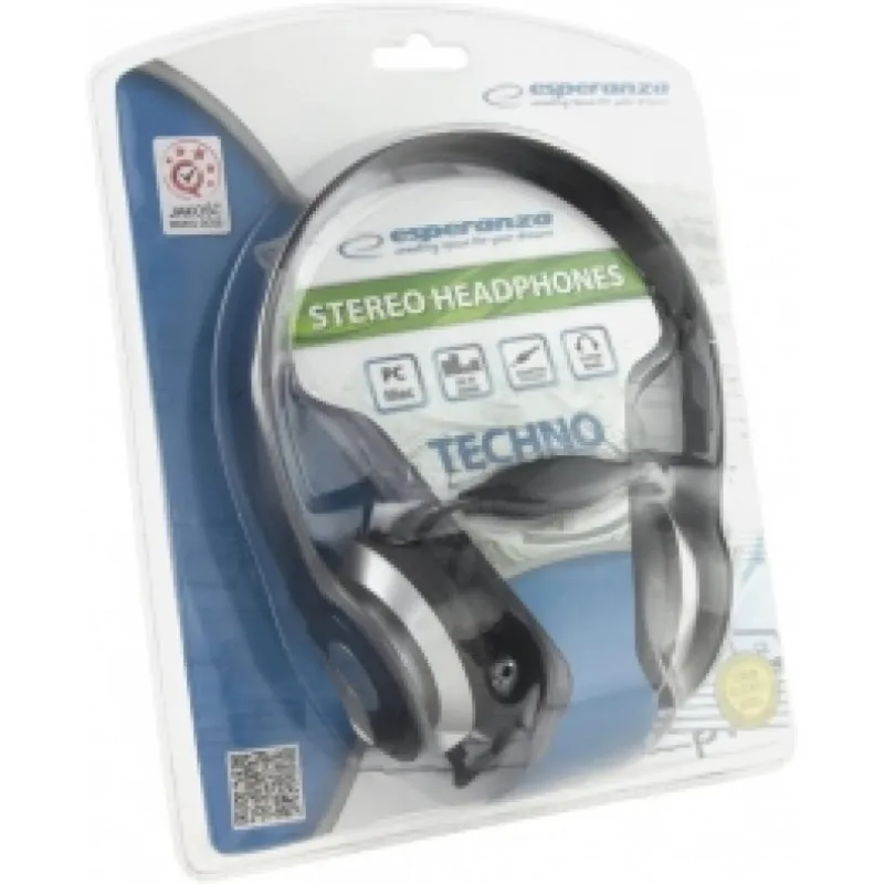 Esperanza EH145K headphones/headset Wired Head-band Music Black Esperanza EH145K headphones/headset Wired Head-band Music Black