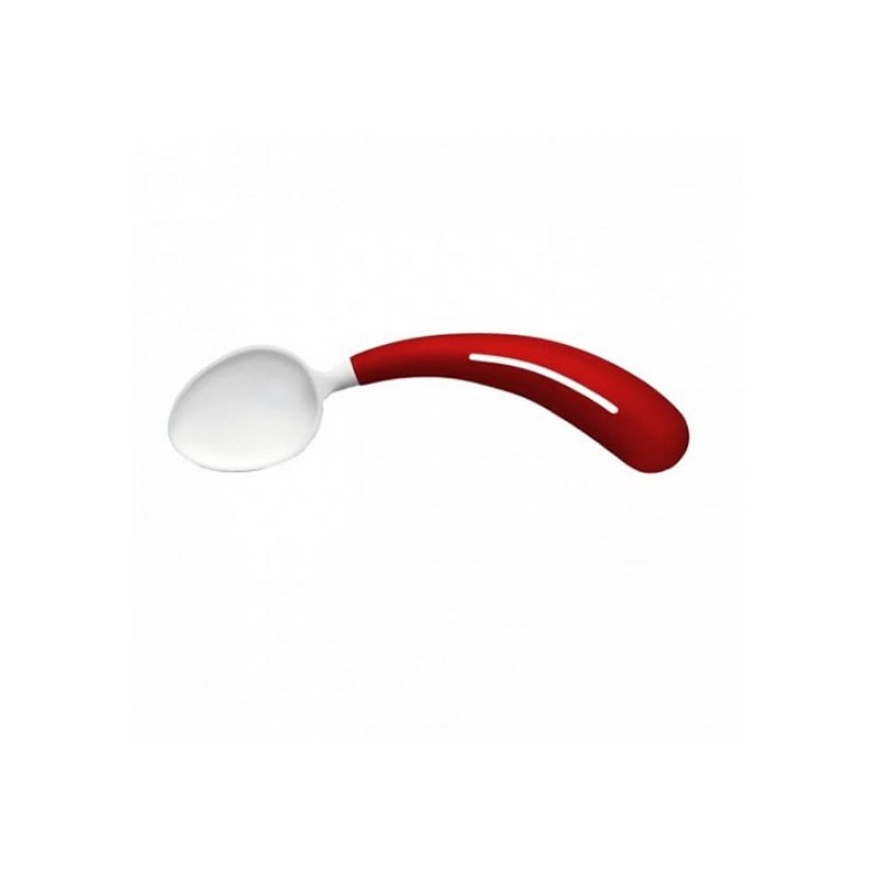 Curved spoon for people with rheumatism - Right-handed