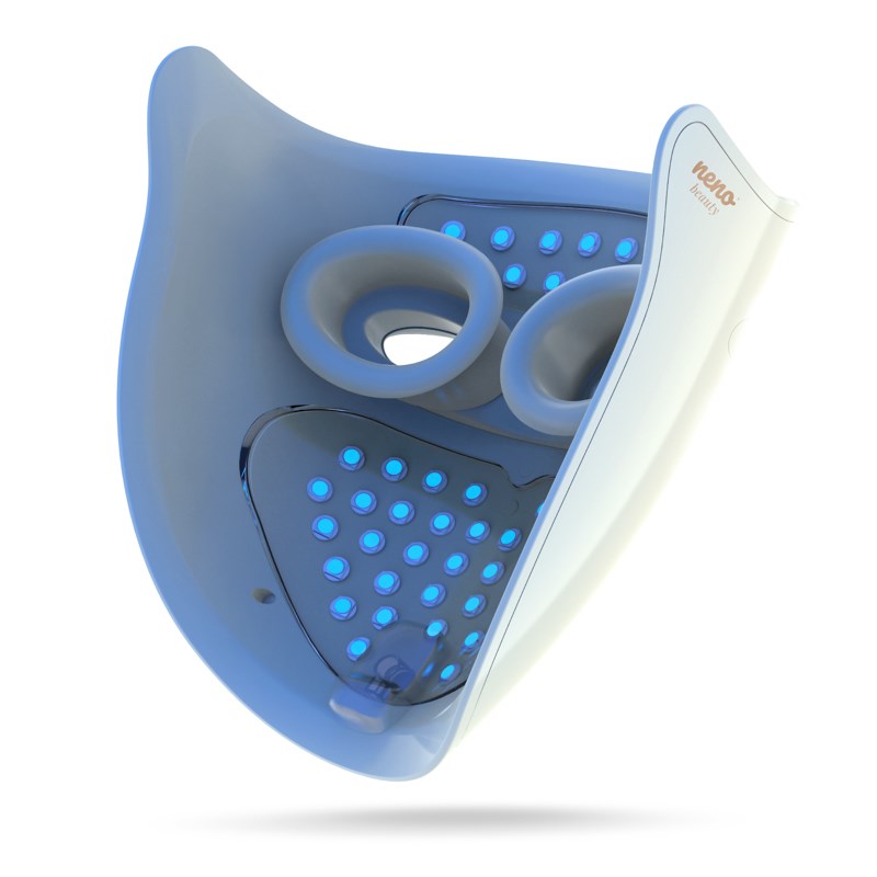 LED LIGHT THERAPY MASK IMPROVING FACIAL SKIN CONDITION