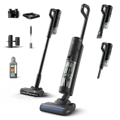 Philips 7000 series XW7263/11 stick vacuum/electric broom 2-in-1 stick vacuum Battery Dry&wet Bagless 0.45 L Black